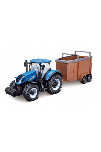 Bburago Junior TRACTOR NEW HOLLAND T7.315 remorcă cu cai Bburago