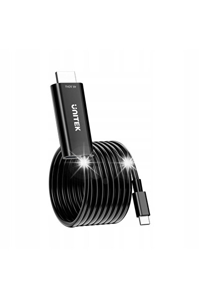 Unitek Cablu USB-C la HDMI 4K@60Hz cu port USB-C PD 100W