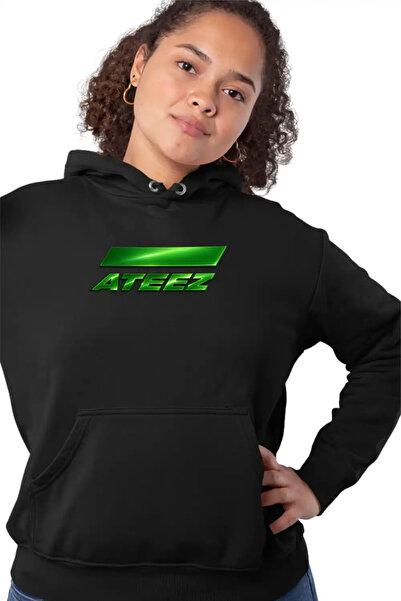 OEM Γυναικείο Φούτερ με κουκούλα Ateez Merch Kpop