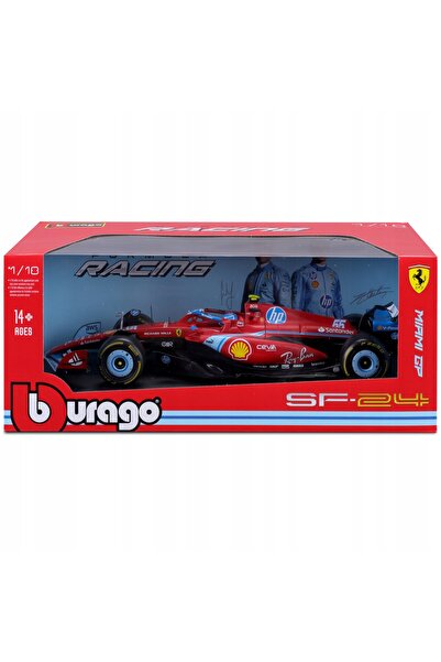Bburago Junior BOLID F1 Ferrari SF-24 GP Miami 2024 Carlos Sainz 1:18 BBURAGO...