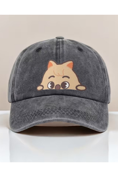 Touz Moda Washable Vintage Stray Kids - Skzoo Mixed Print Unisex Hat