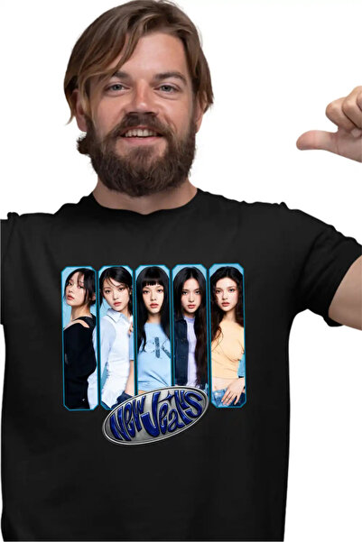 OEM Ανδρικό μπλουζάκι NewJeans K-pop Εμπορεύματα