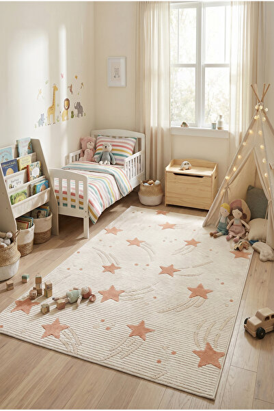 Livset Home Vista Çocuk halısı Genç Odası Yumuşak Dokulu Kız Erkek Bebek Odas...