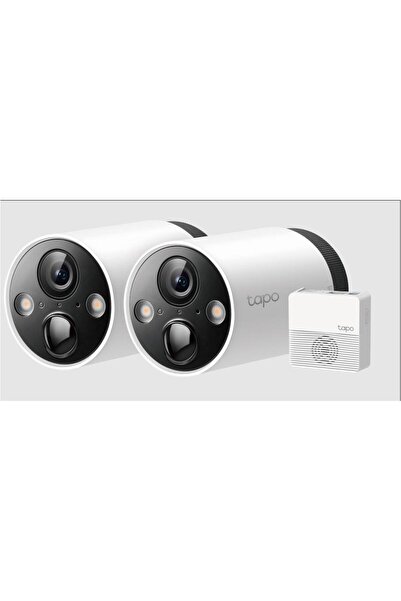 TP-LINK Tapo C420S2 2K QHD Kit Cameră de Securitate Wireless Wi-Fi (Pachet de 2)