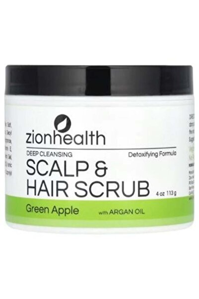 Zion Health Scrub and cleanses the scalp and hair enriched with argan oil for...