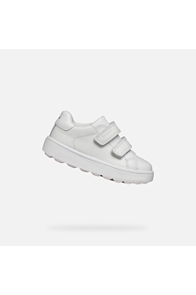Geox Adidași albi pentru băieți Minicub