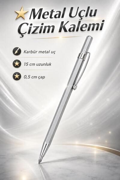 NZB Carbide Tip Metal Drawing Pen (1 Piece) 150 mm Metal Wood Marble Tile Dra...