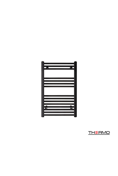 Thermo Θερμαινόμενη Πετσετοθήκη Μπάνιου ALTO 80x50 Μαύρο Ματ ALT8050-400