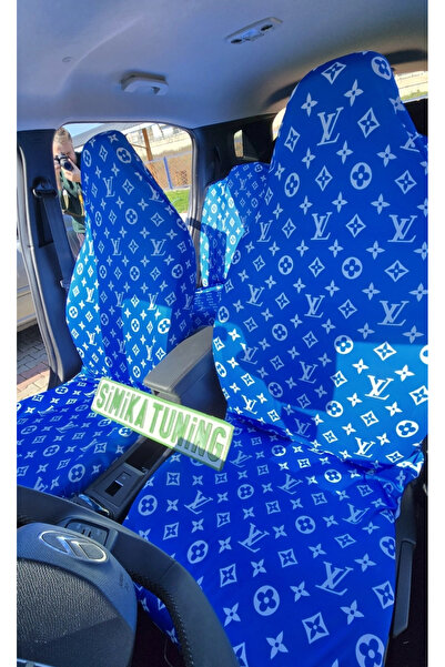 şimika tuning tuningmarketim Blue and white patterned full digital printed se...