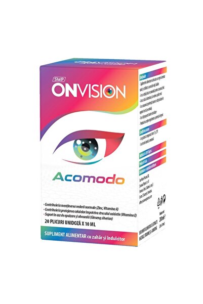 SUN WAVE PHARMA Onvision Acomodo, 20 plicuri,