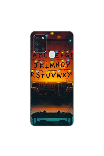 OEM Husa compatibila cu Samsung Galaxy A21s Silicon Gel Tpu Model Stranger Th...