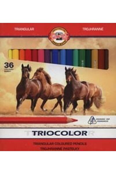 Koh-i Noor Creioane Triocolor 36 culori