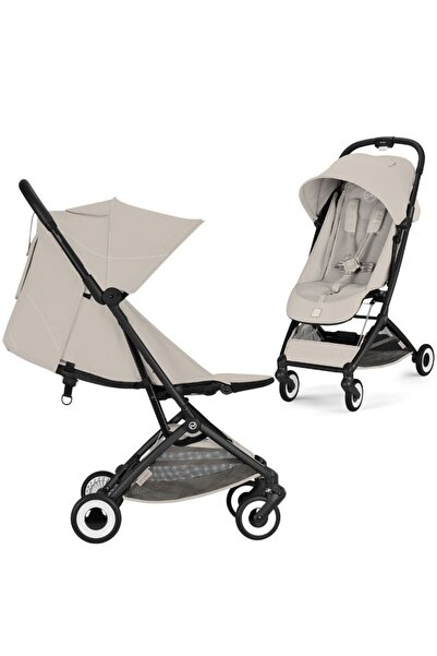 Cybex Cărucior sport compact Orfeo Dune Grey, cadru negru, recomandat de la n...