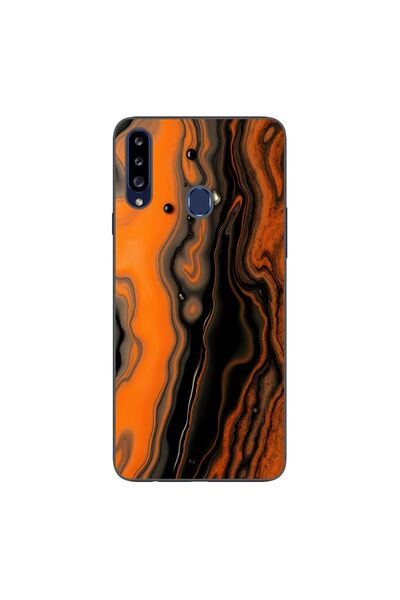 OEM Husa compatibila cu Samsung Galaxy A20S Silicon Gel Tpu Model Metallic La...