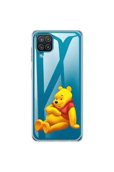 OEM Калъф, съвместим със Samsung Galaxy A22 4G, прозрачен силиконов, с десен ...