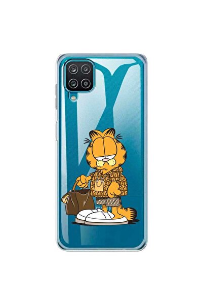 OEM Husa compatibila cu Samsung Galaxy A12 Silicon Transparenta Model Garfiel...