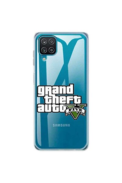 OEM Husa compatibila cu Samsung Galaxy A22 4G Silicon Transparenta Model GTA V
