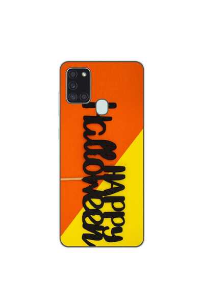 OEM Husa compatibila cu Samsung Galaxy A21S Silicon Gel Tpu Model Happy Hallo...