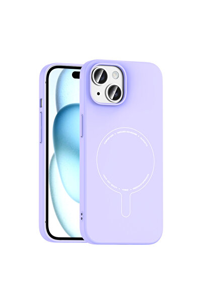 m.tk moveteck iPhone 15 Uyumlu Kılıf Kamera Korumalı Magsafe Şarj Özellikli U...