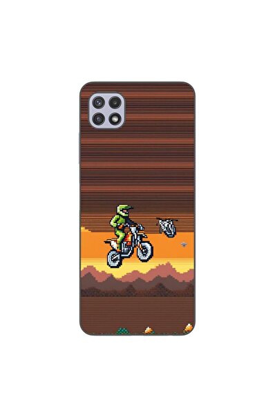 OEM Husa compatibila cu Samsung Galaxy A22 5G Silicon Gel Tpu Model Pixel Art...