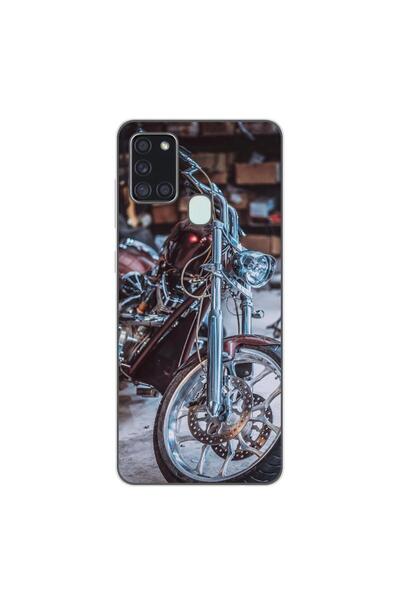 OEM Husa compatibila cu Samsung Galaxy A21s Silicon Gel Tpu Model Harley Garage