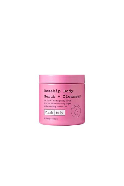 FRANK BODY Exfoliant și curățător corporal 2 în 1 cu zahăr și ulei de măceș, ...