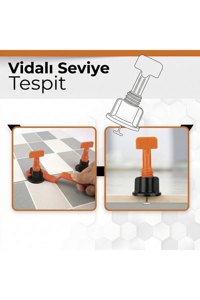 MADE Vst1 Vidalı Seviye Tespit Klipsi (25'li paket)