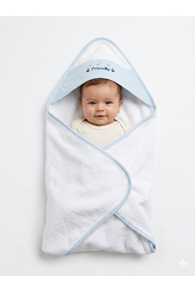 DAY BY DAY Newborn Baby Towel with Hood Suitable for Newborns to 9 Months Old