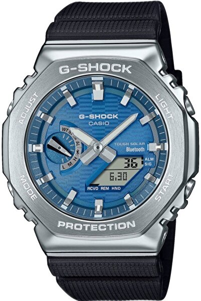 G-SHOCK Ceas sportiv albastru rezistent la șocuri pentru bărbați GBM-2100A-2BER