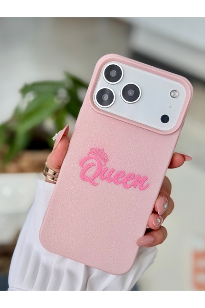 Go Aksesuar Iphone 17 PROMAX Uyumlu Queen Baskı Tasarımlı Koruyucu Esnek Sili...