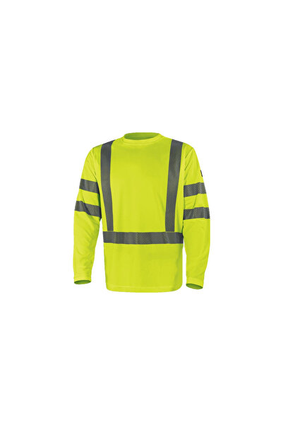 Delta Plus Tricou de avertizare cu mâneci lungi din poliester, cl. 3, culoare...