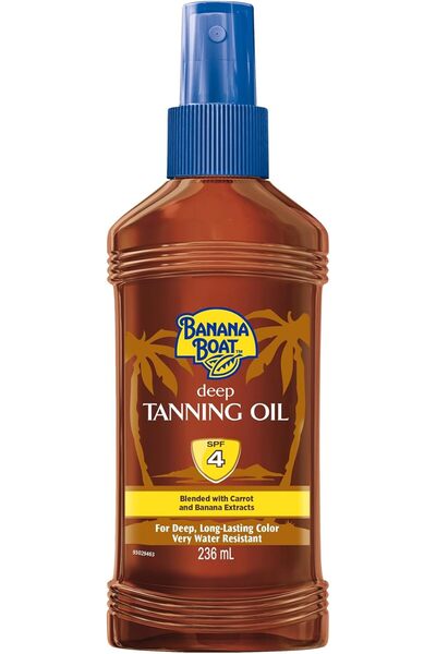 Banana Boat Protective Deep Tanning Oil SPF 4 Spray, Carrot & Banana Extracts...