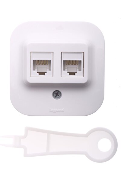 Legrand FORIX soclu computer dublu RJ45 cat.5e UTP alb 782428