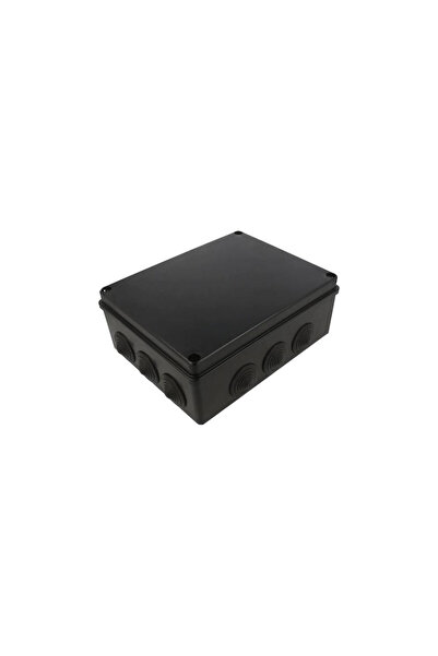 PAWBOL Cutie etanșă IP65 Cutie de instalații 240x190x90mm fără halogen negru ...