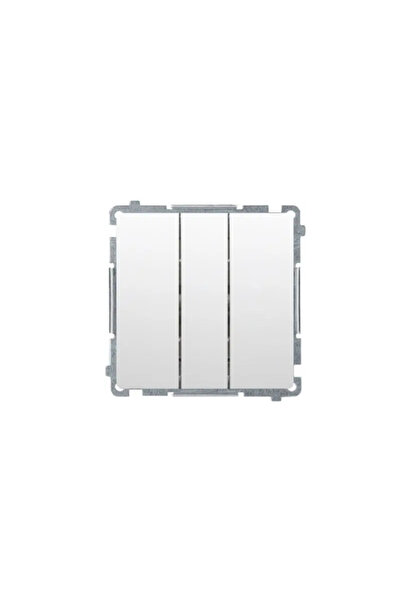 Kontakt-Simon SIMON BASIC Comutator triplu conector pentru cadru alb BMW31.01/11