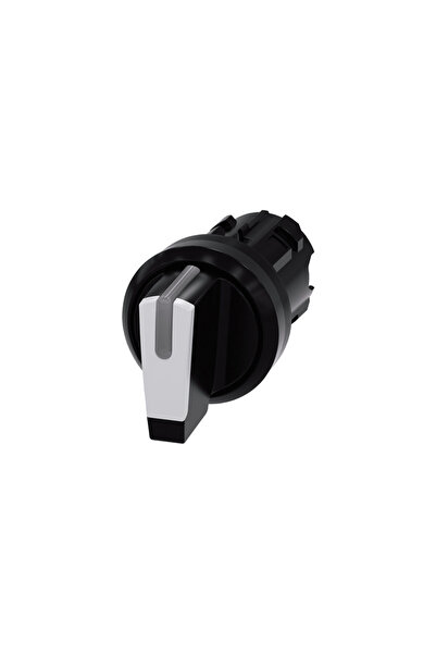 Siemens Comutator cu 3 poziții 22mm negru/alb cu auto-returnare IOII cutie de...