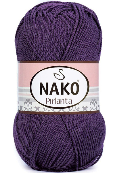 NAKO Pırlanta Amigurumi El Örgü İpi 60 Mürdüm