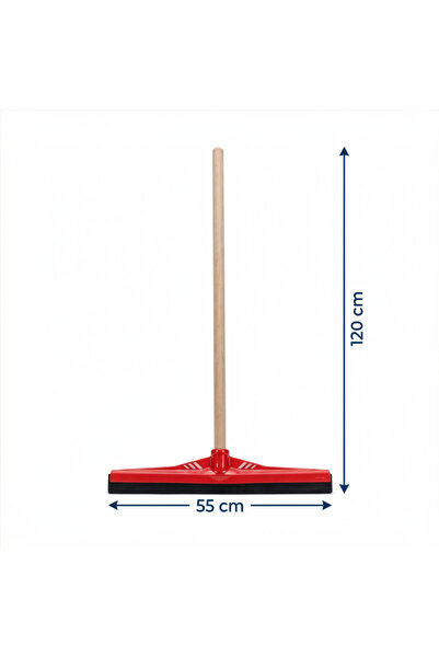 Mulpex 55 cm Yer Çekçeği Çekpas + 120 cm Screwed Wooden Handle Set Profession...