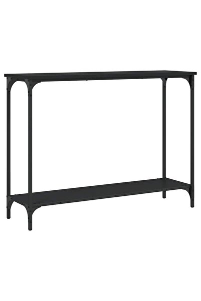 vidaxl Măsuță consolă, negru, 101x30,5x75 cm, lemn compozit