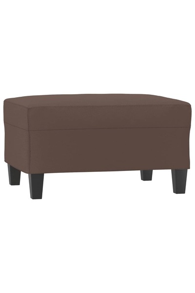 vidaxl Taburet, maro, 70x55x41 cm, piele ecologică