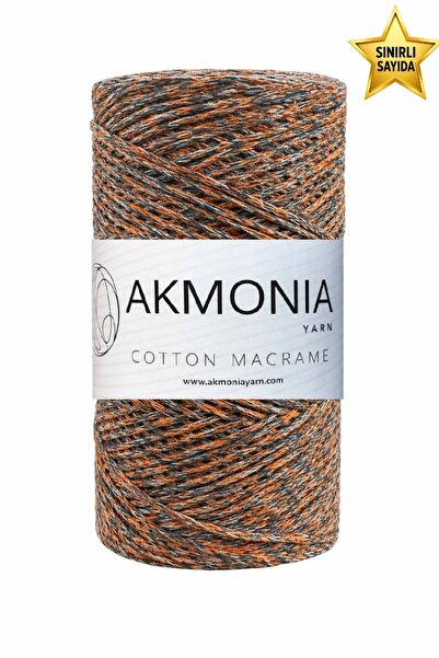 Akmonia premium cotton pamuk Makrome ip 250Gr -250 Metre 2 mm çanta ip, supla ip