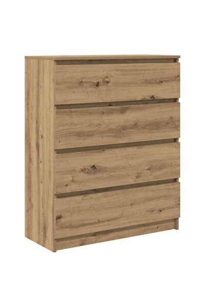 vidaxl Comodă din stejar artizanal 80 x 35 x 99 cm Lemn prelucrat