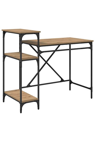 vidaxl Birou Stejar Artizanal 105 x 50 x 90 cm Lemn compozit