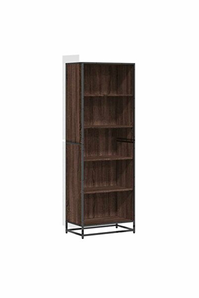 vidaxl Bibliotecă, stejar maro, 60x35x170,5 cm, lemn prelucrat