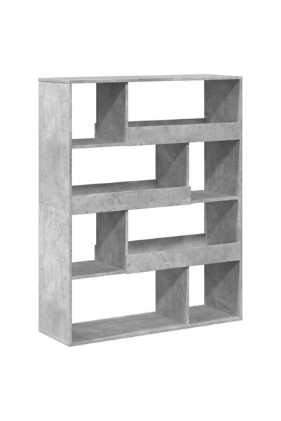 vidaxl Paravan despărțitor, gri beton, 100 x 33 x 125,5 cm, lemn prelucrat