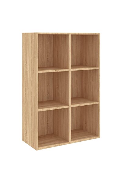 vidaxl Bibliotecă/Servantă, stejar sonoma, 66x30x98 cm, PAL