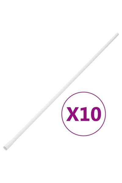 vidaxl Canaluri de cabluri cu cleme, Ø16 mm, 10 m, PVC