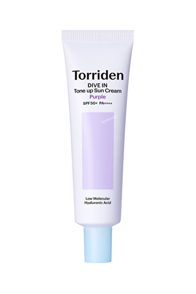 Torriden DIVE IN Tone Up Sun Cream Purple - Ton Eşitleyici Glutatyonlu Güneş ...