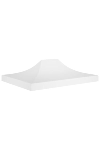 vidaxl Acoperiș cort de petrecere, Alb, 4,5 x 3 m, 270 g/m²