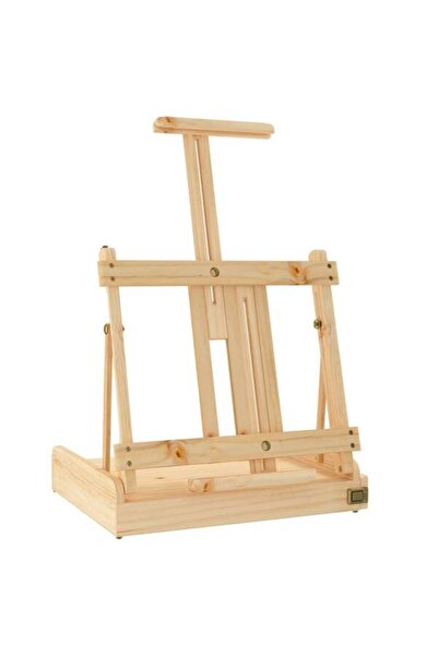 vidaxl Șevalet de masă cu sertar, 41,5 x 37 x 12 cm, din lemn masiv de pin